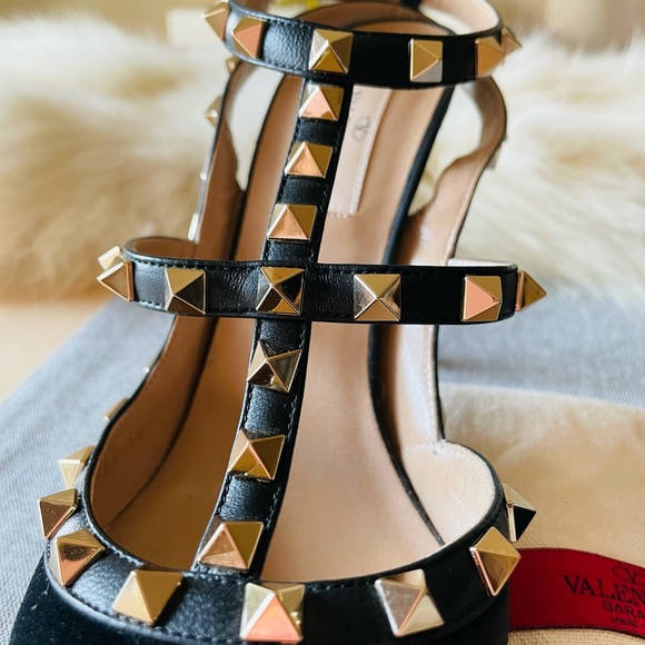 VALENTINO GARAVANI ROCKSTUD VELVET - Picture 10 of 14